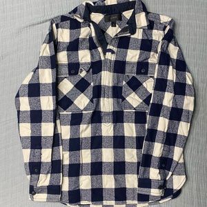 J. Crew plaid pull over